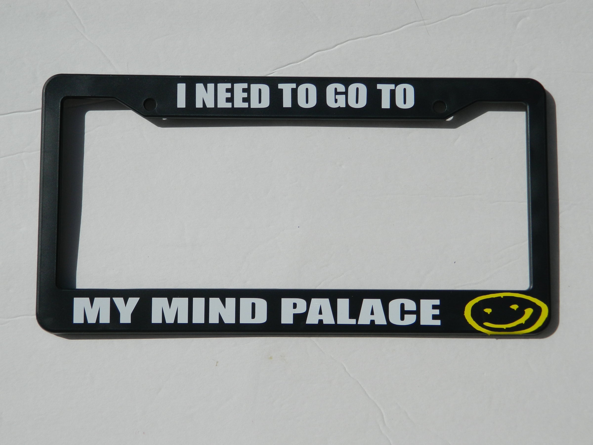 License Plate Frames | 1Nerd Creations